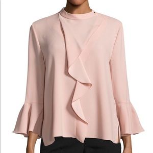 BCBG Max Azria Cayleigh ruffle top